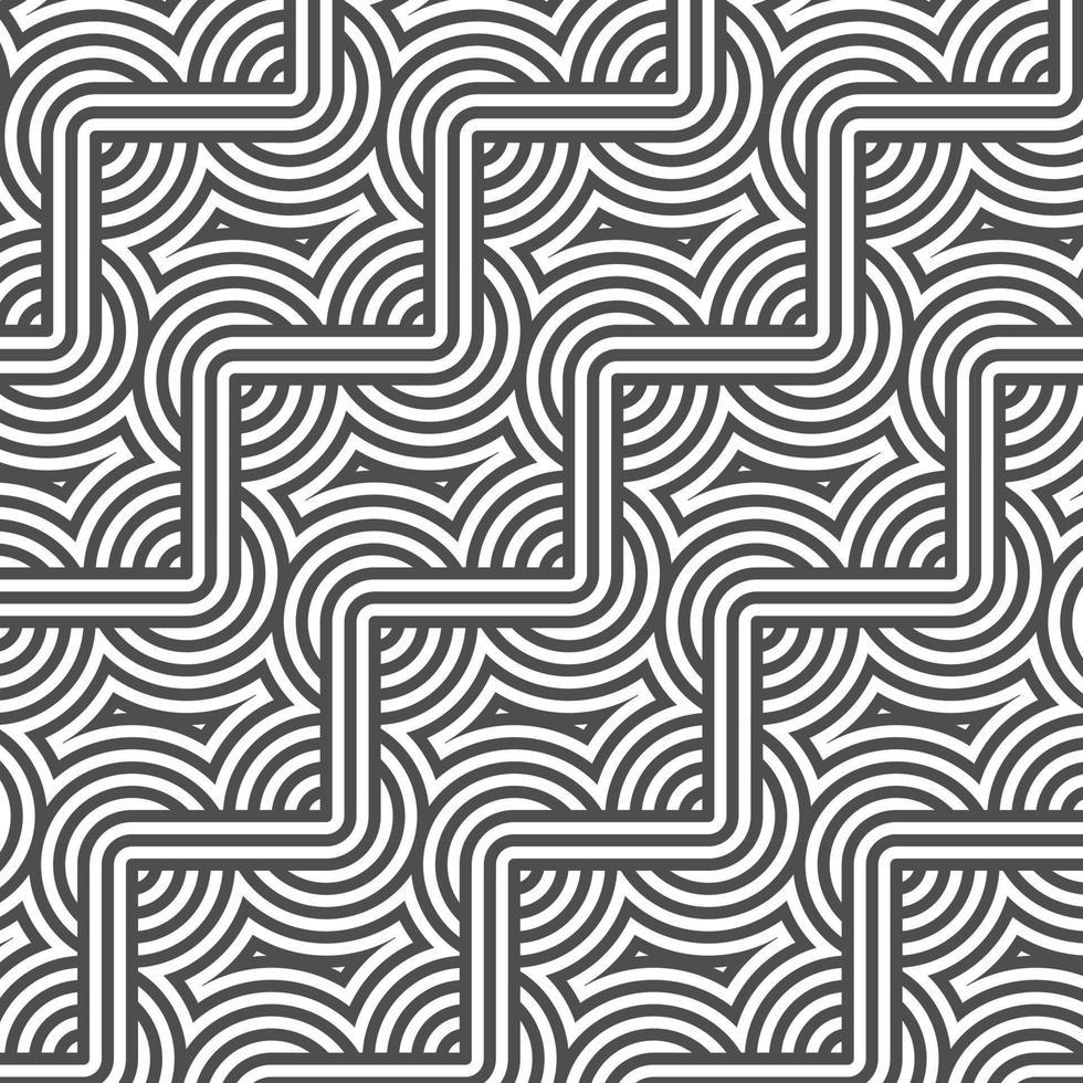 Abstract seamless geometric shape lines pattern vector