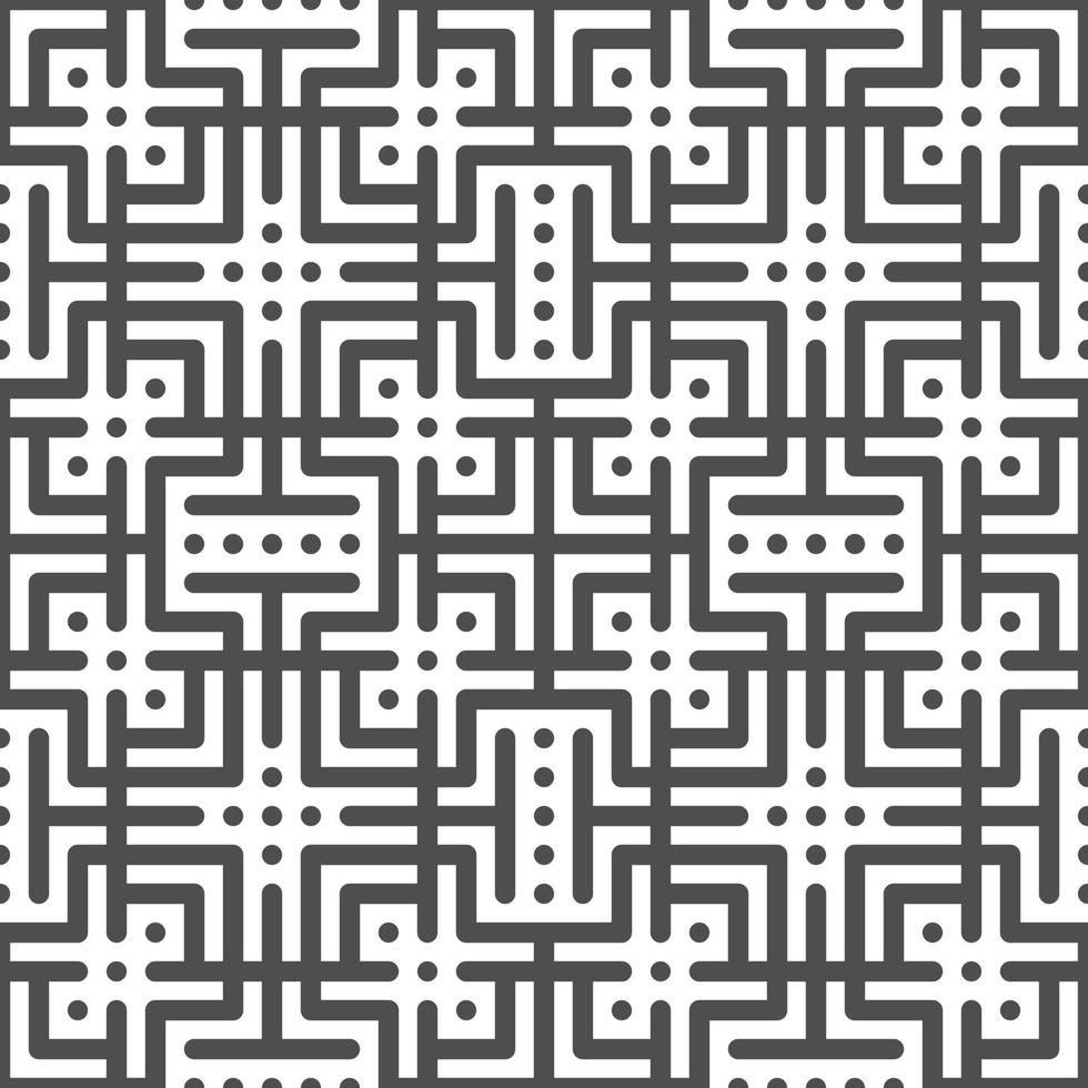 Abstract seamless geometric shape lines pattern vector