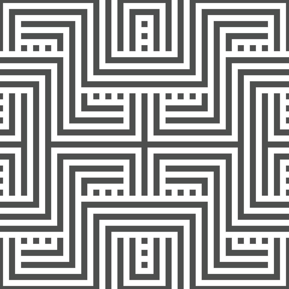 Abstract seamless geometric shape lines pattern vector