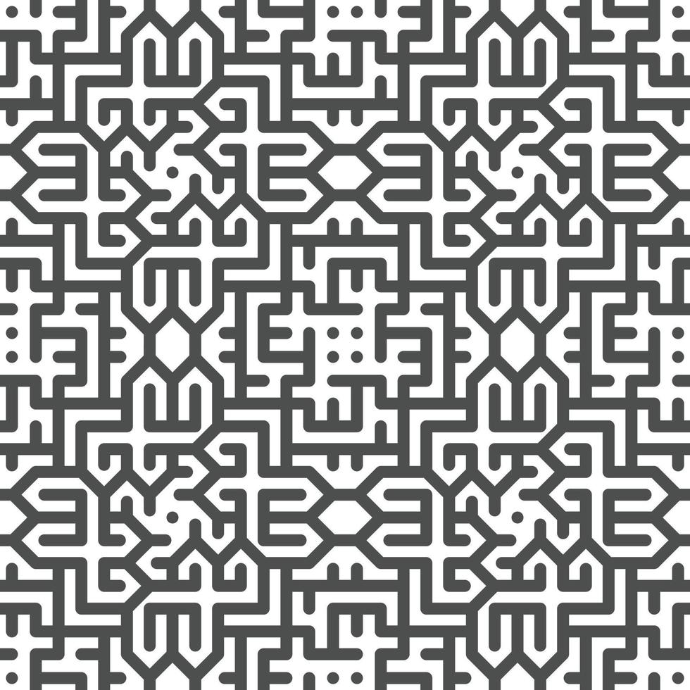 Abstract seamless geometric shape lines pattern vector