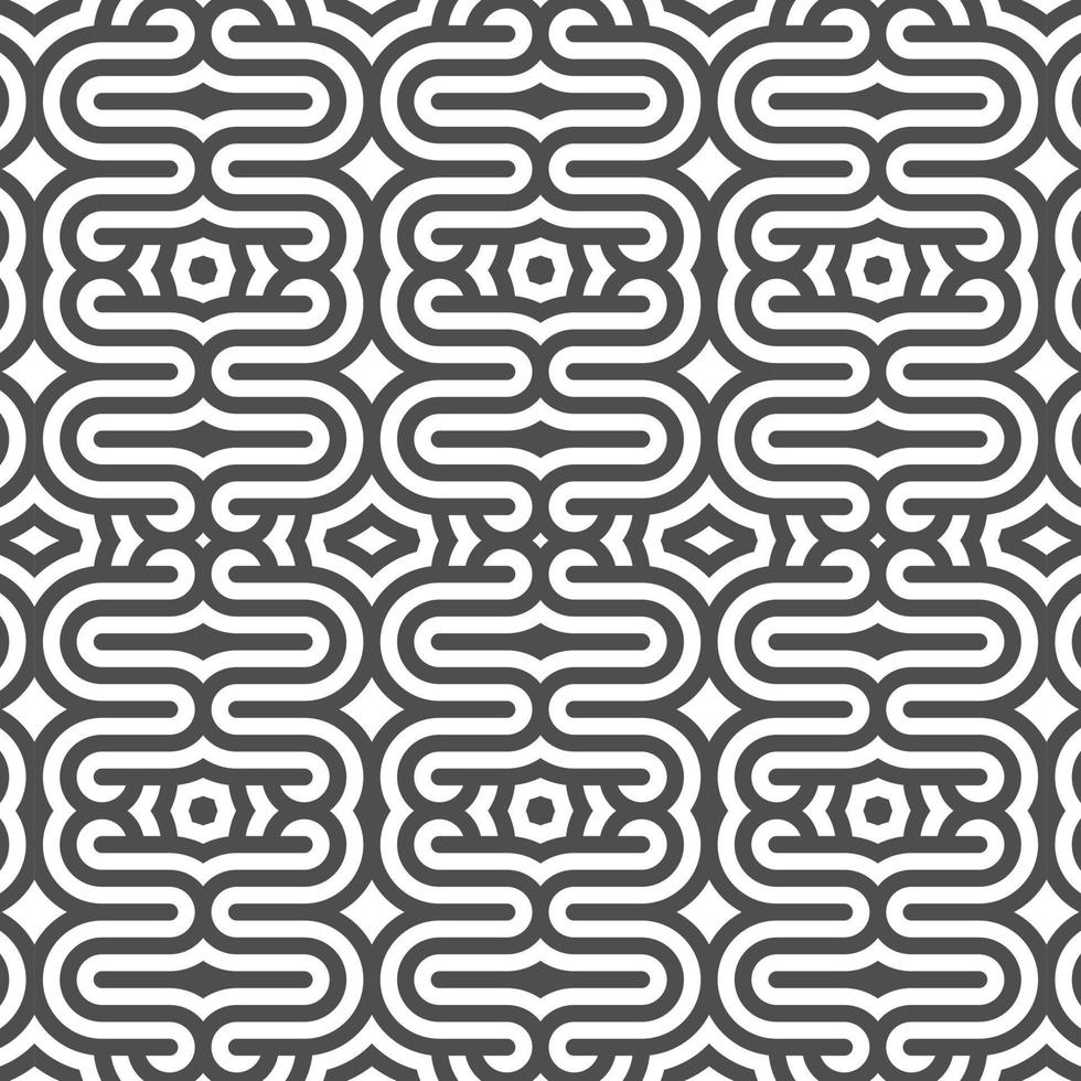 Abstract seamless geometric shape lines pattern vector