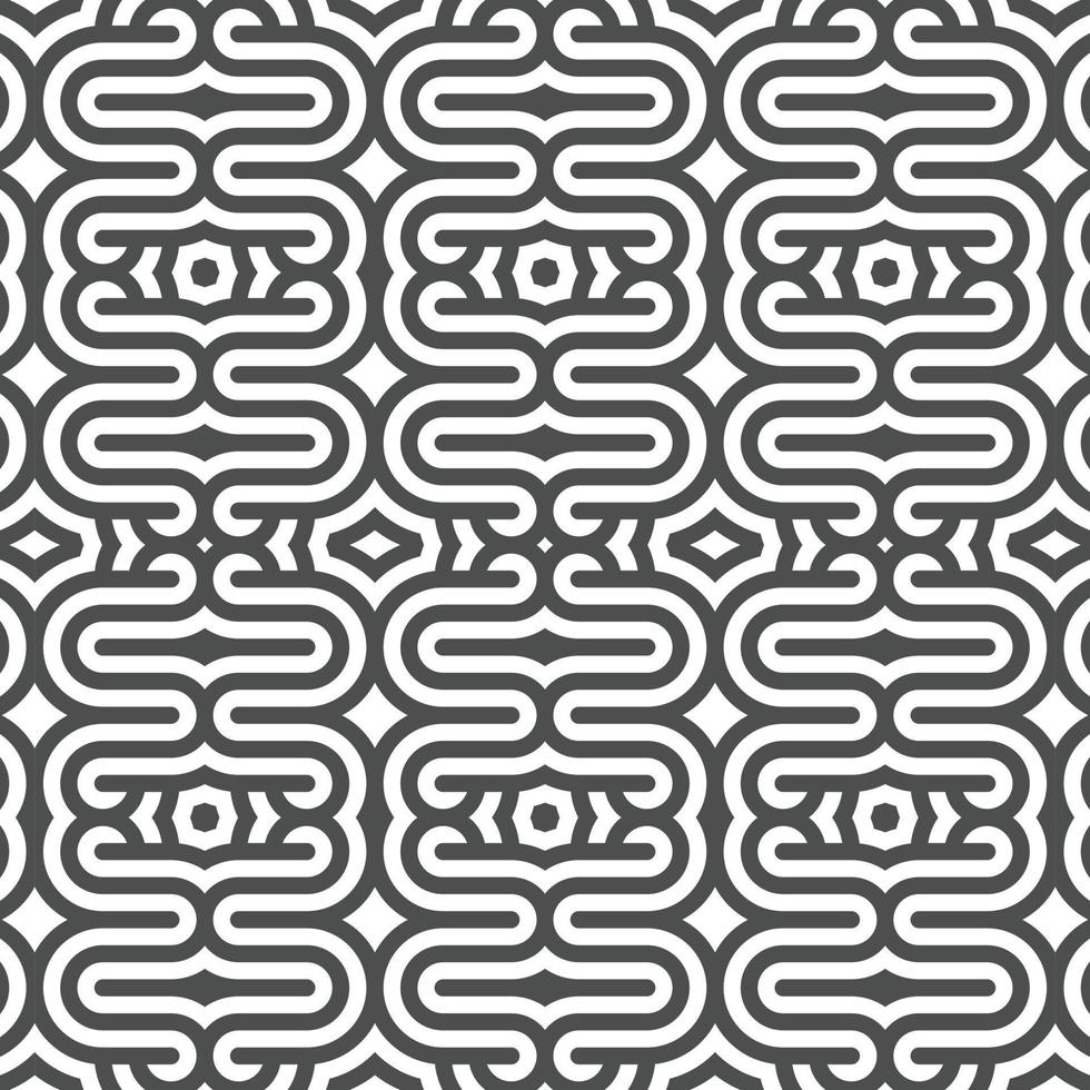 Abstract seamless geometric shape lines pattern vector