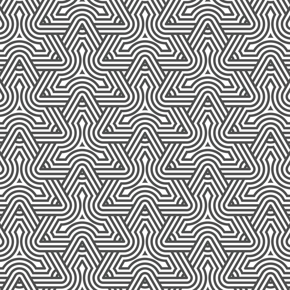 Abstract seamless geometric shape lines pattern vector