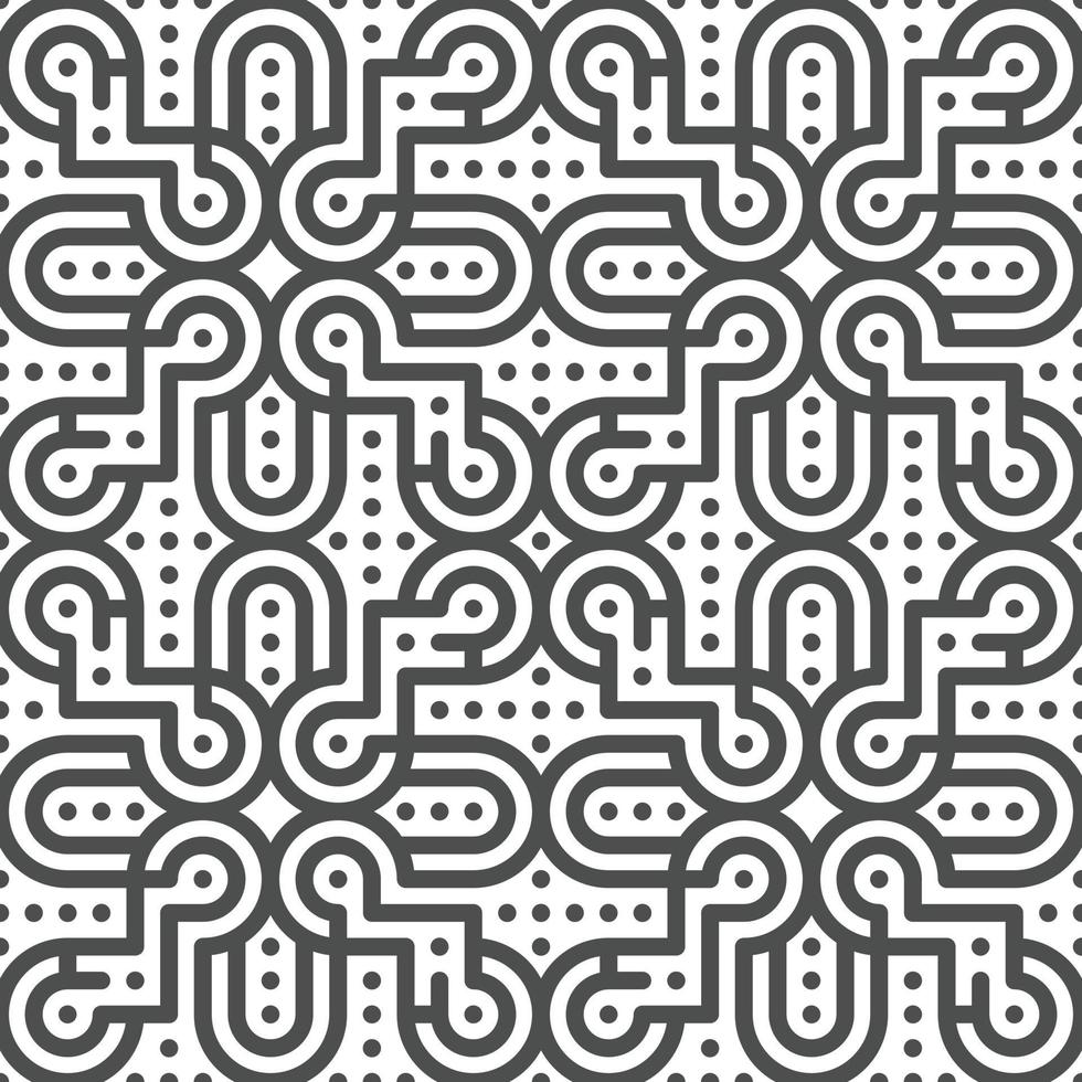 Abstract seamless geometric shape lines pattern vector