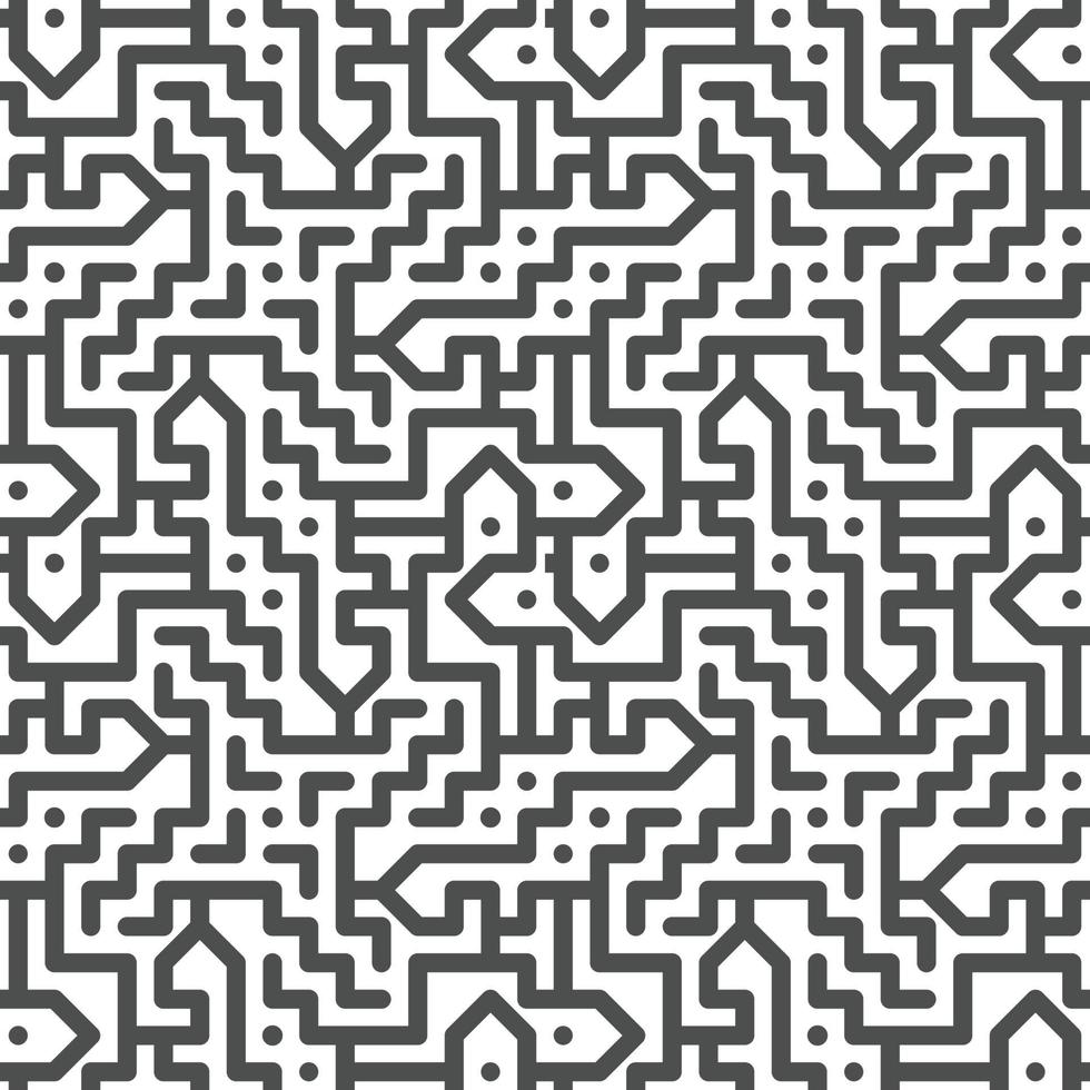 Abstract seamless geometric shape lines pattern vector