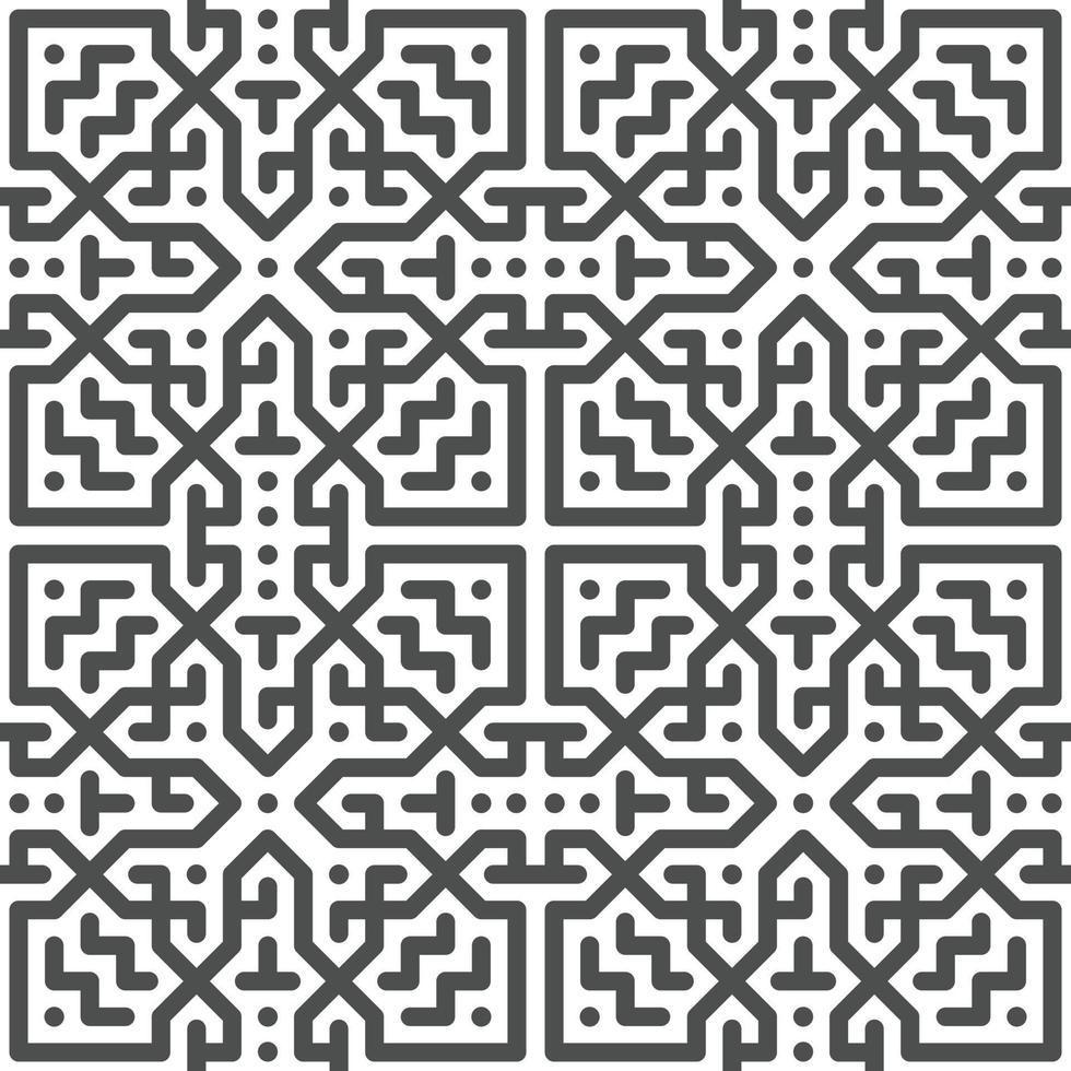 Abstract seamless geometric shape lines pattern vector