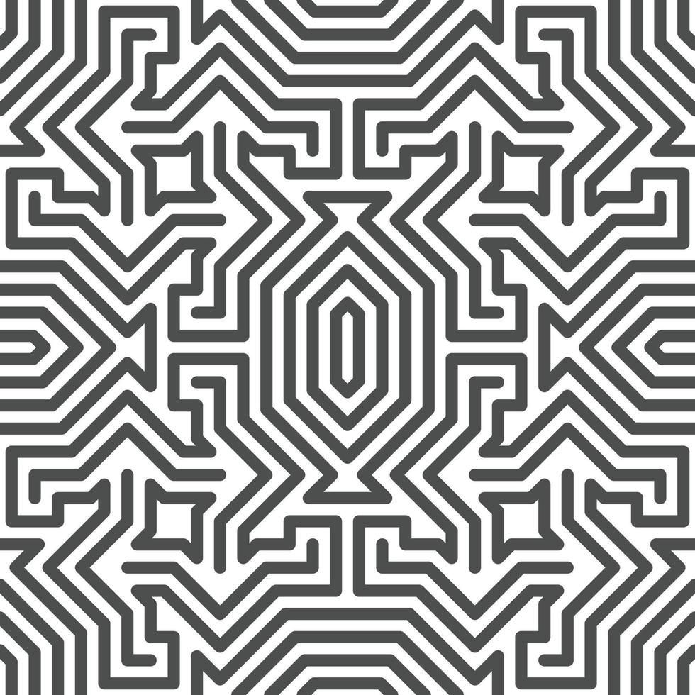 Abstract seamless geometric shape lines pattern vector
