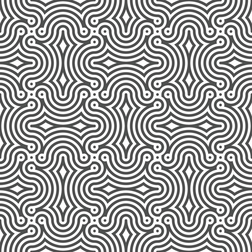 Abstract seamless geometric shape lines pattern vector
