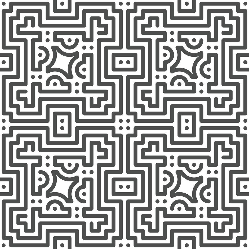 Abstract seamless geometric shape lines pattern vector