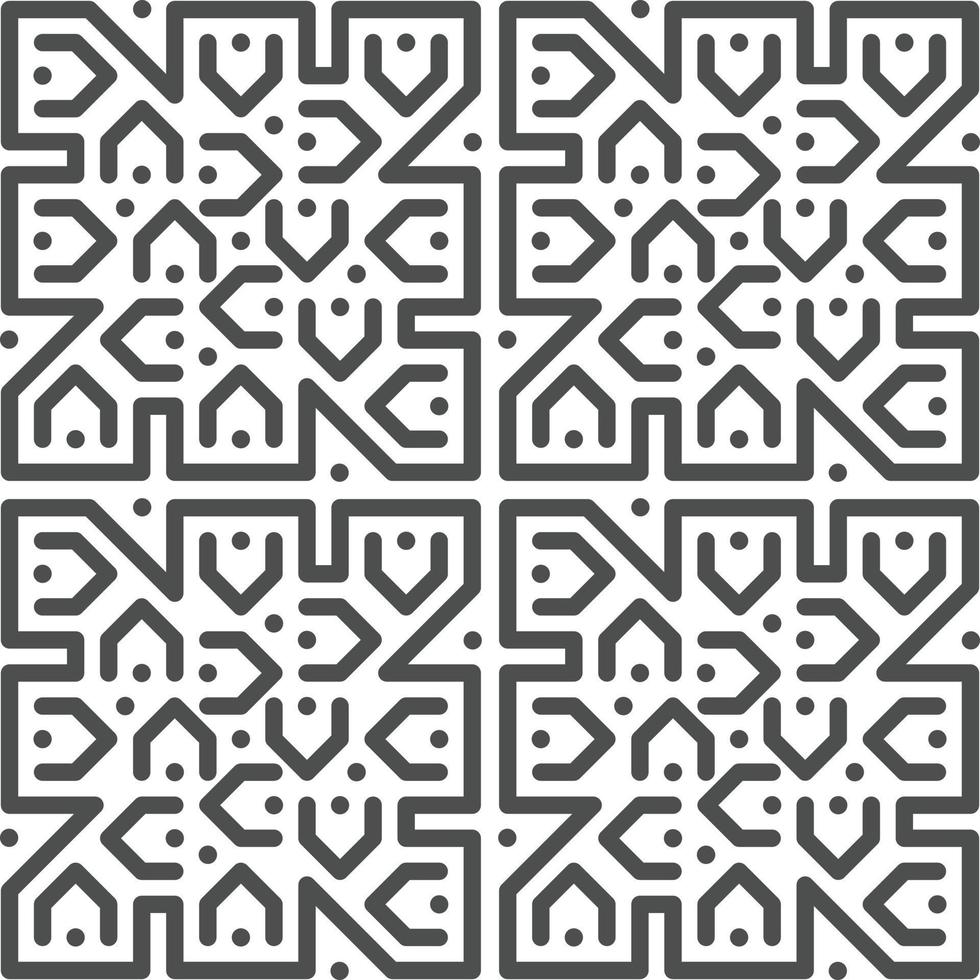 Abstract seamless geometric shape lines pattern vector