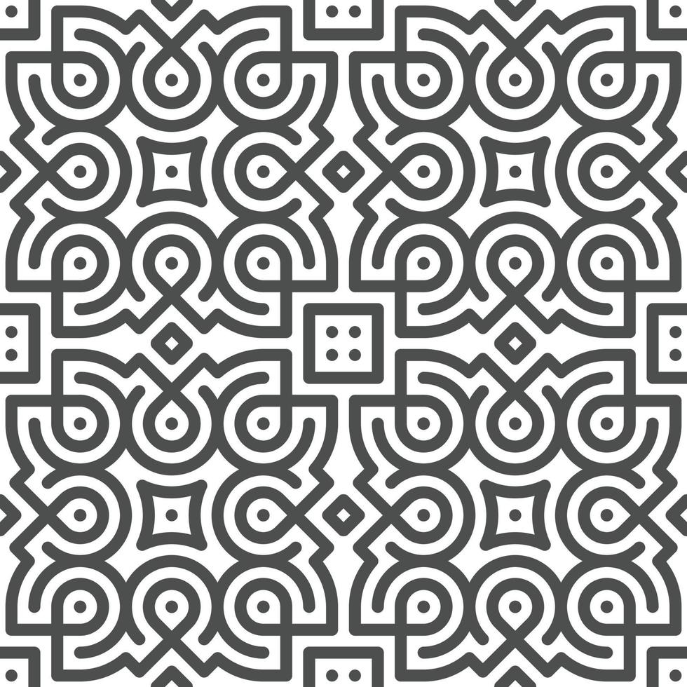 Abstract seamless geometric shape lines pattern vector