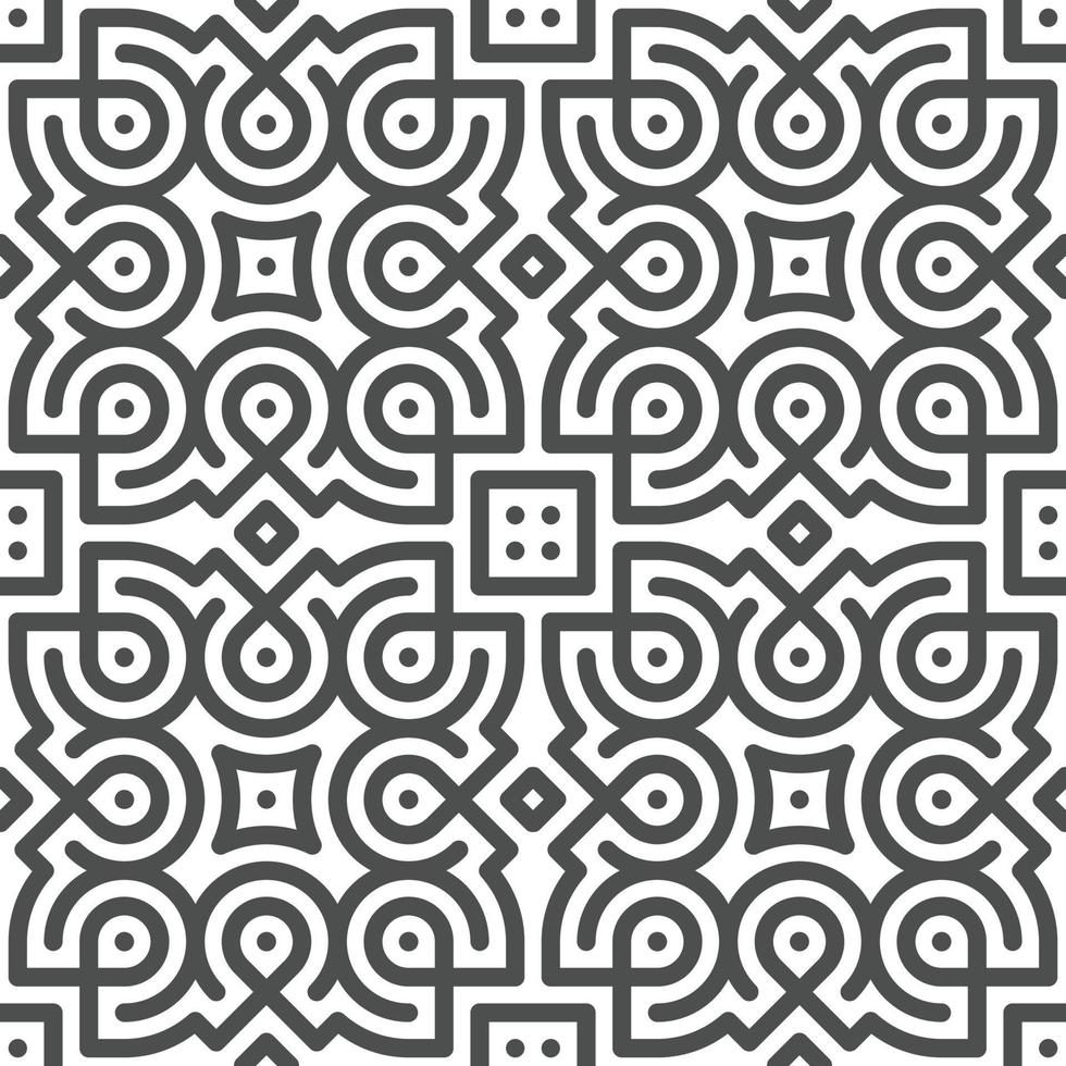 Abstract seamless geometric shape lines pattern vector