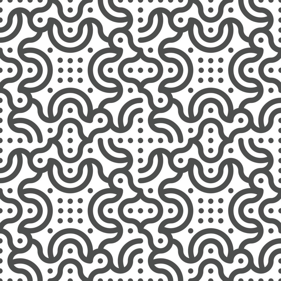 Abstract seamless geometric shape lines pattern vector