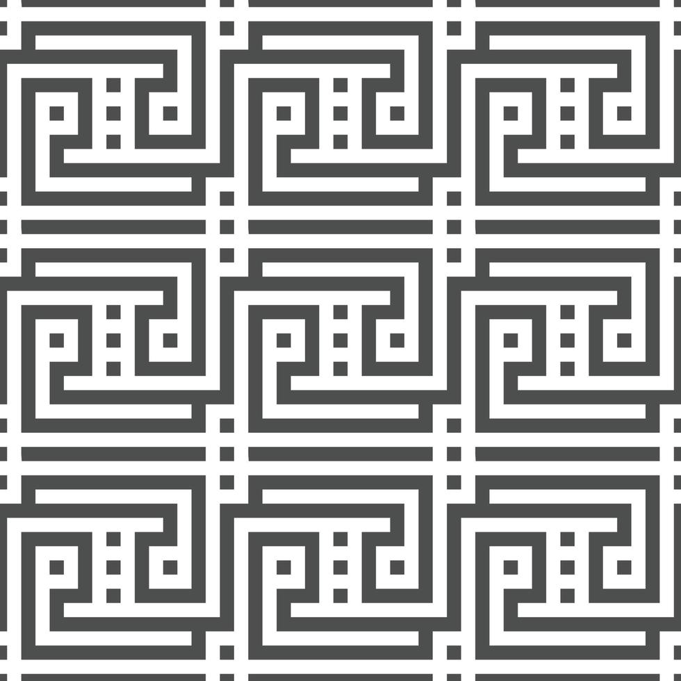Abstract seamless geometric shape lines pattern vector
