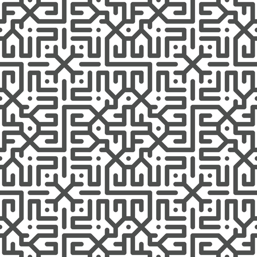 Abstract seamless geometric shape lines pattern vector