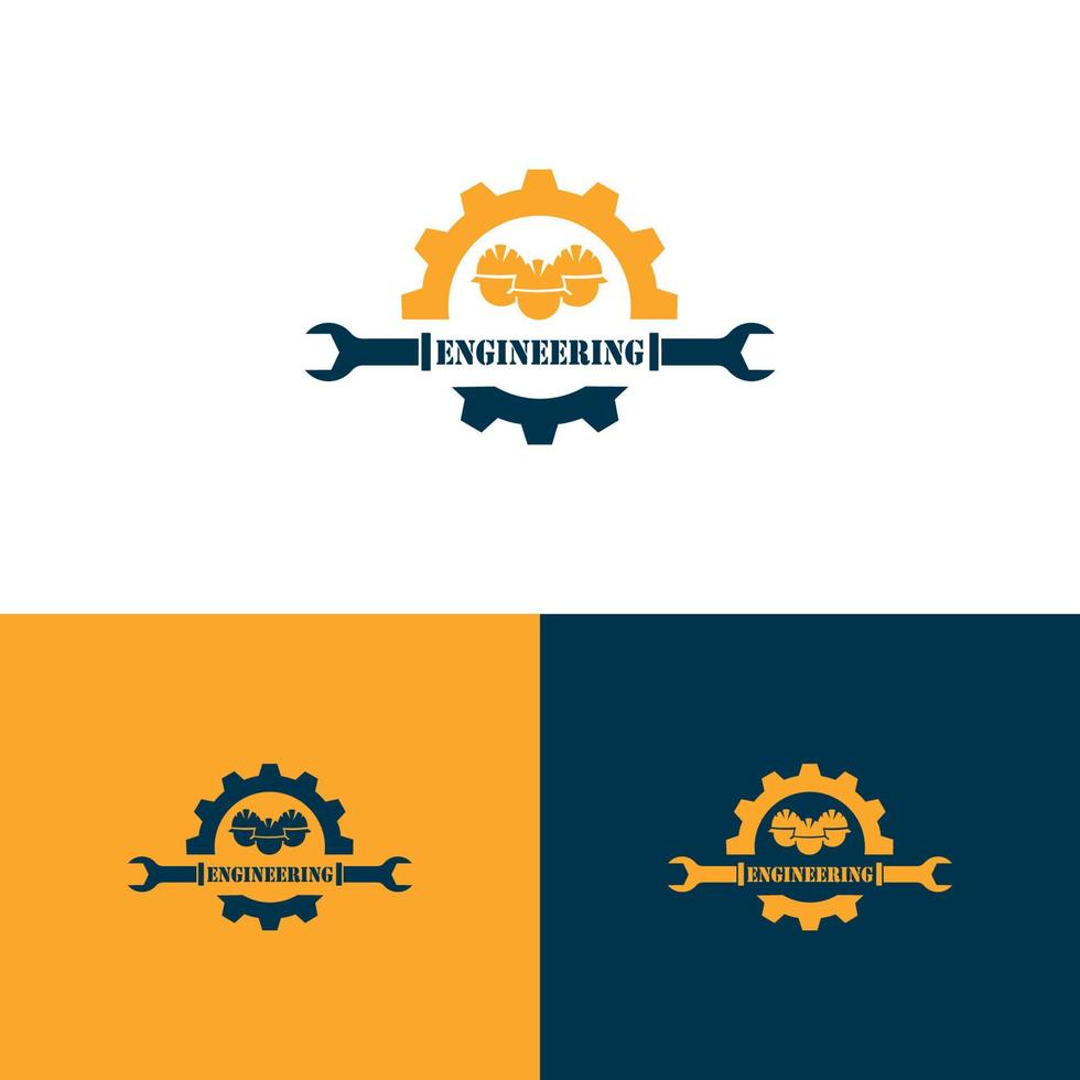 Engineer Logo Template Design Vector. team builder logo design vector