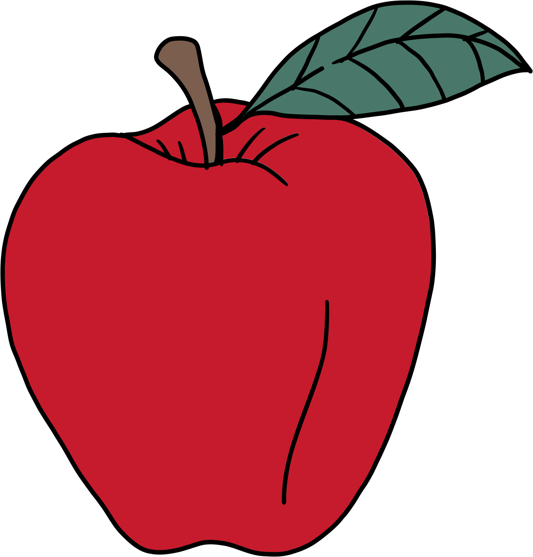 doodle freehand sketch drawing of apple fruit. 11153274 PNG