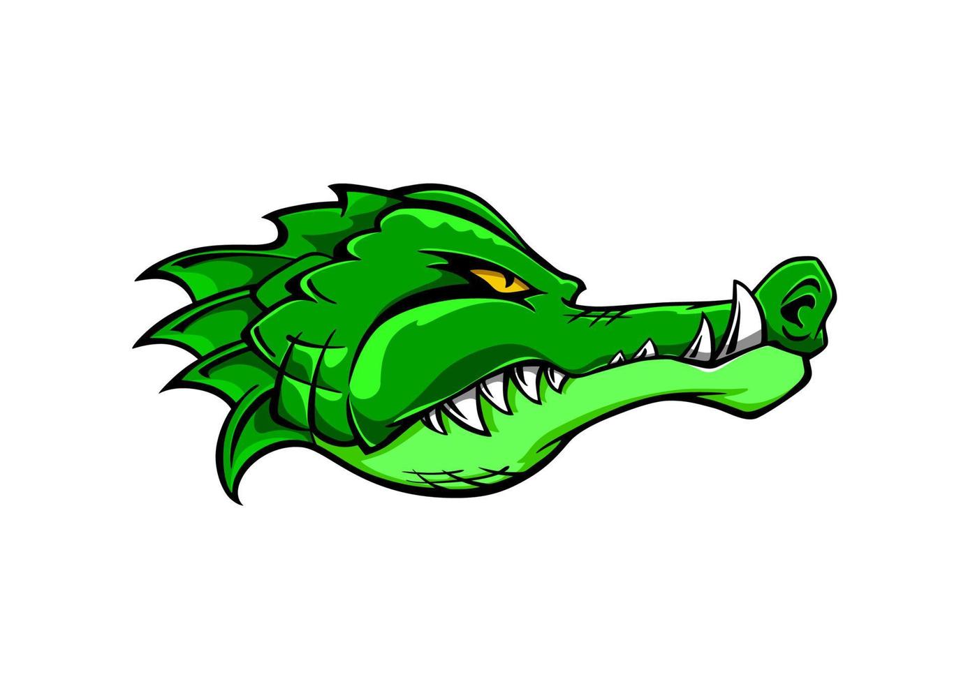 Crocodile mascot character vector