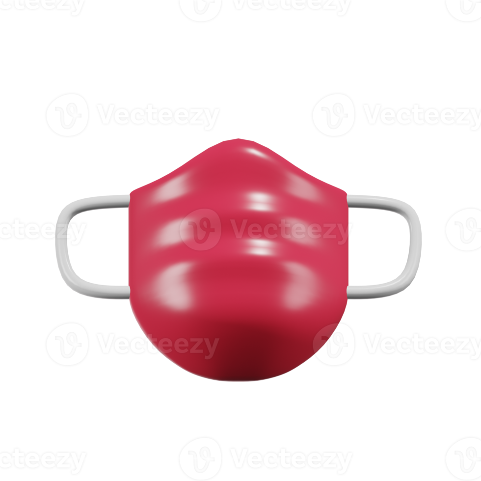 Mask Medical 3D Illustrations png