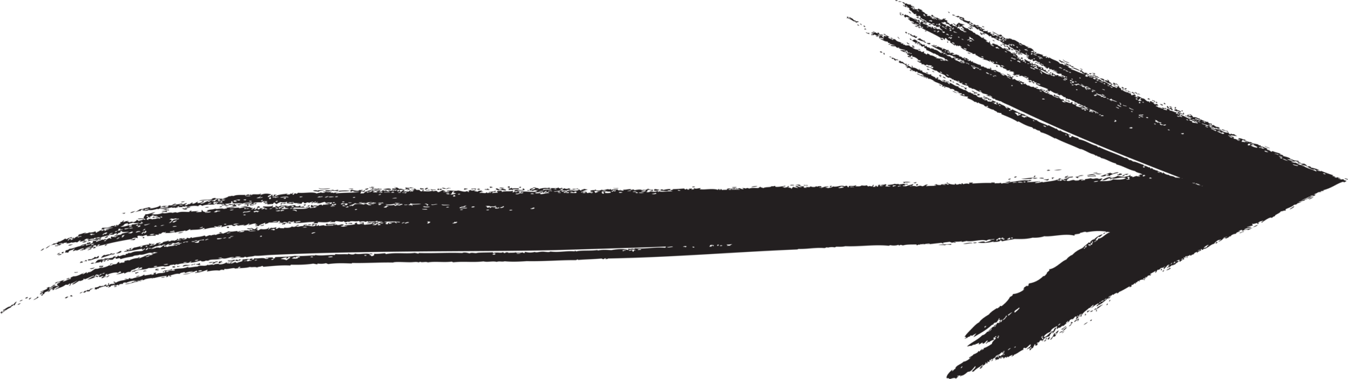 Black Painted Arrow png