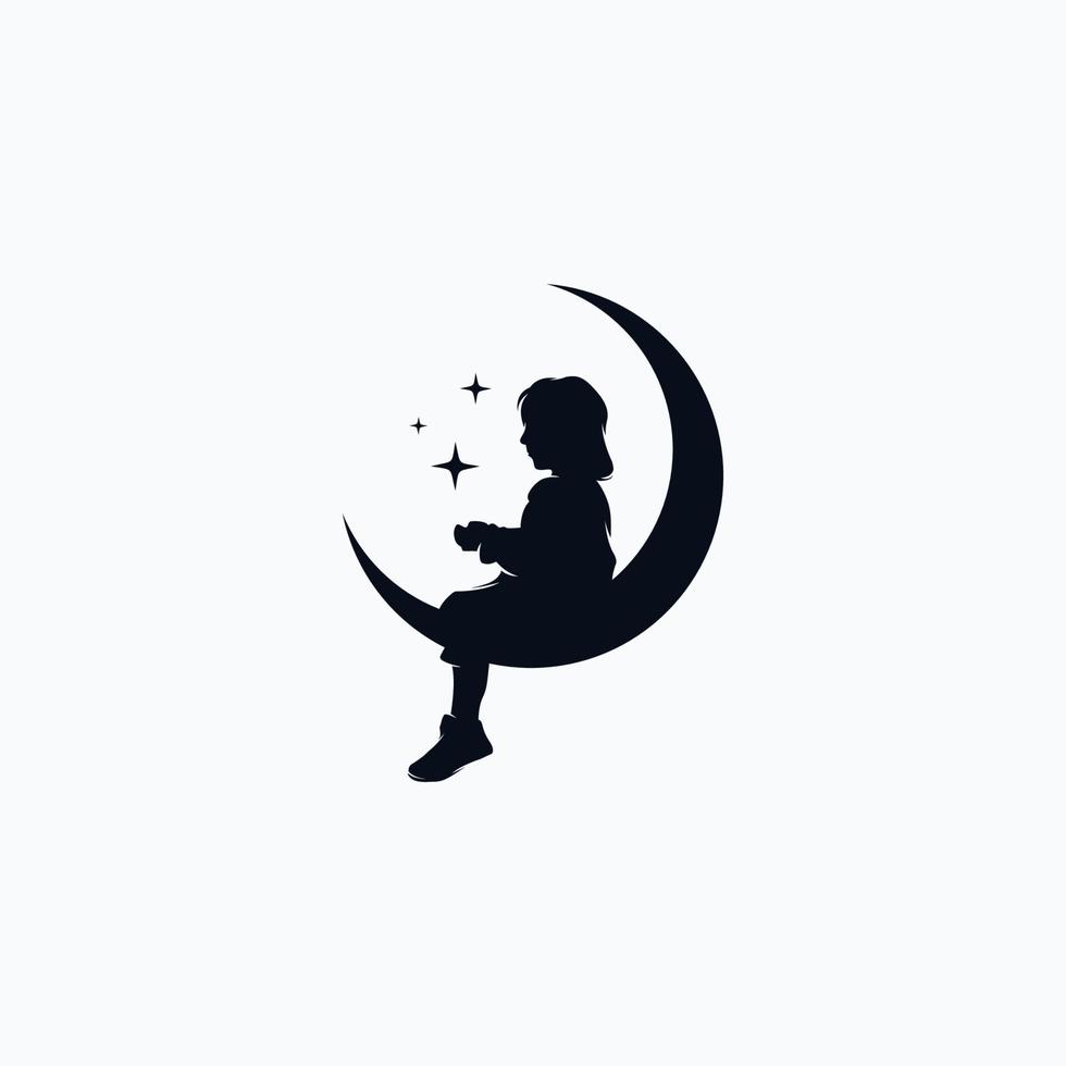 Kid Dream Logo design vector