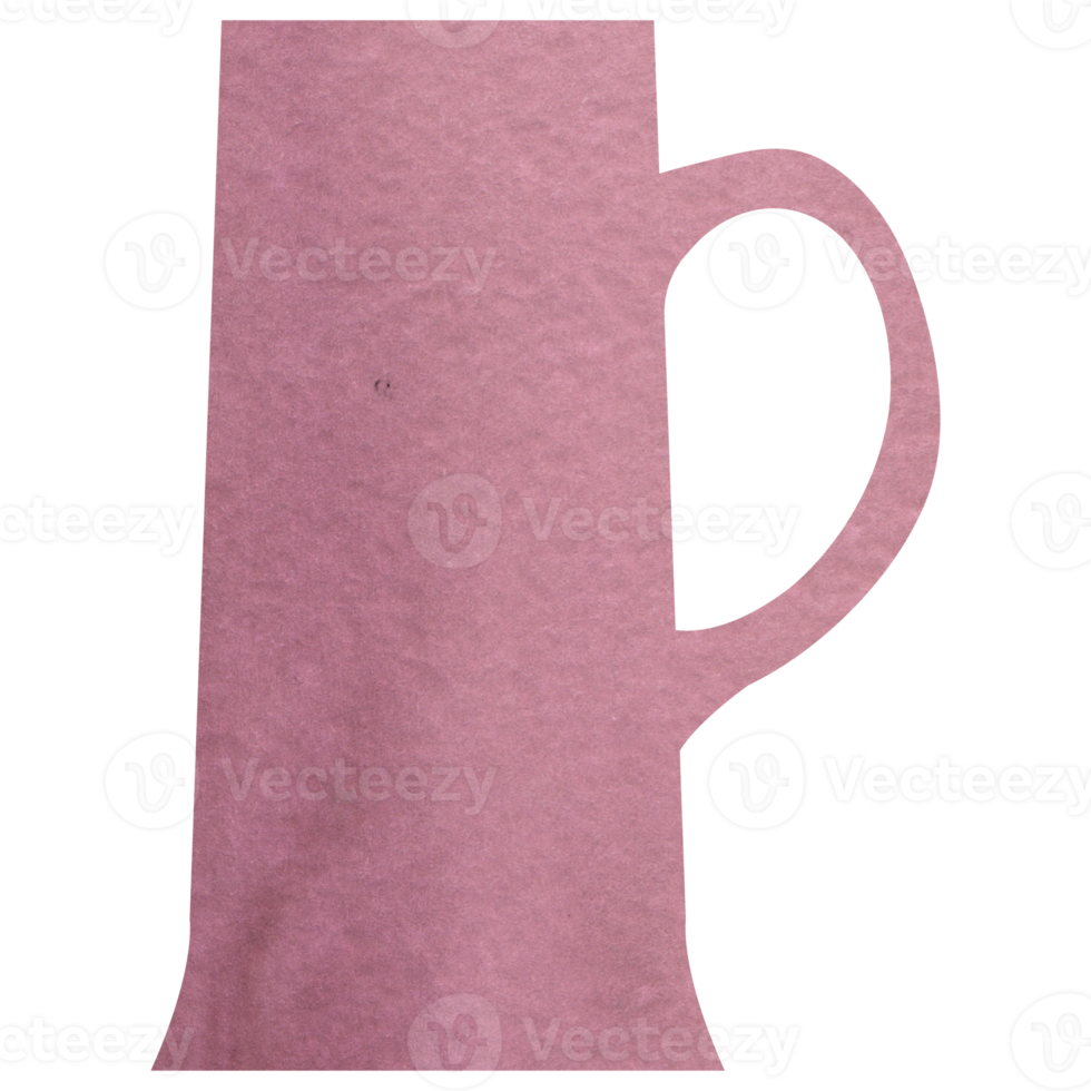 vaso in ceramica boho marrone acquerello png