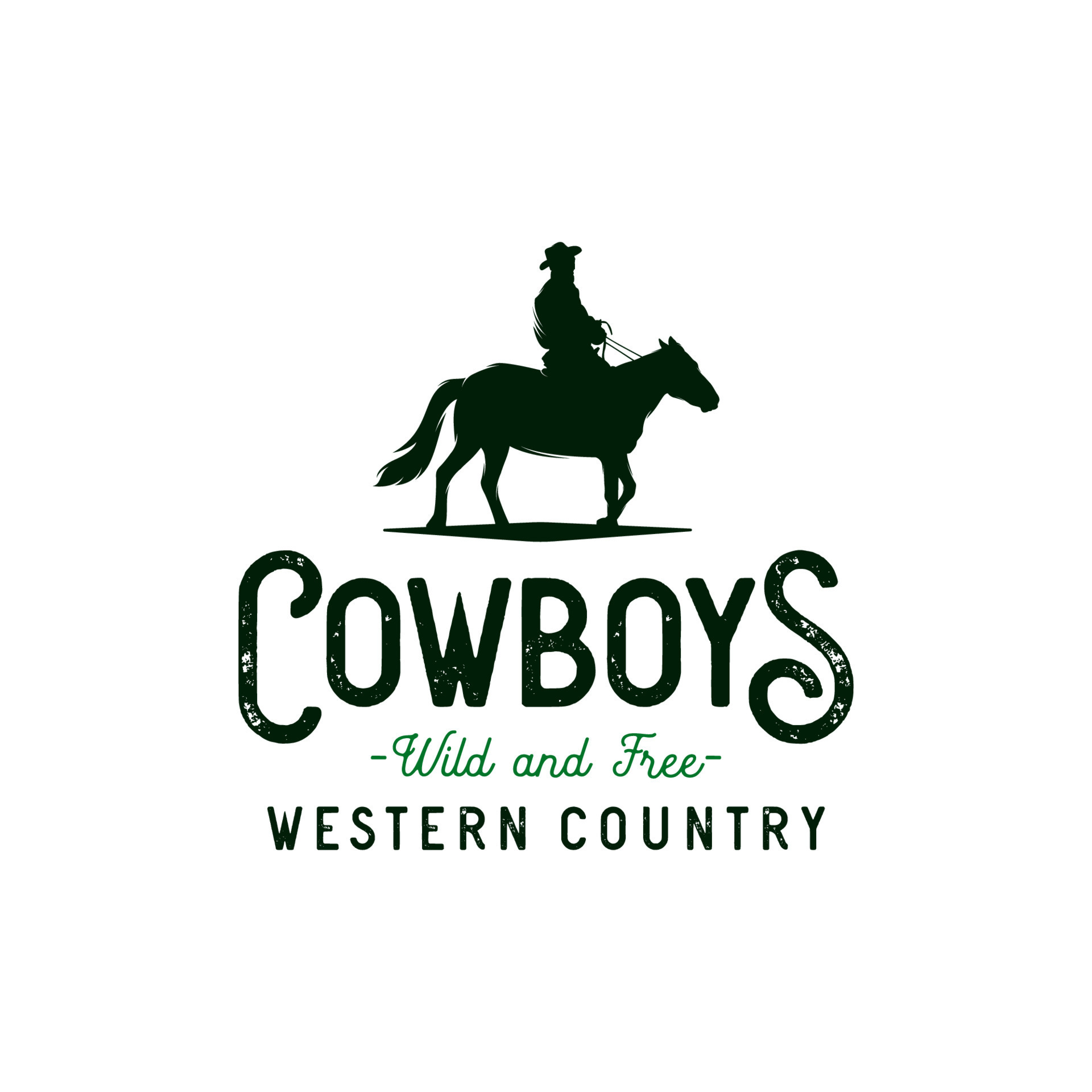 Cowboy wild west rodeo vintage logo 11154339 Vector Art at Vecteezy