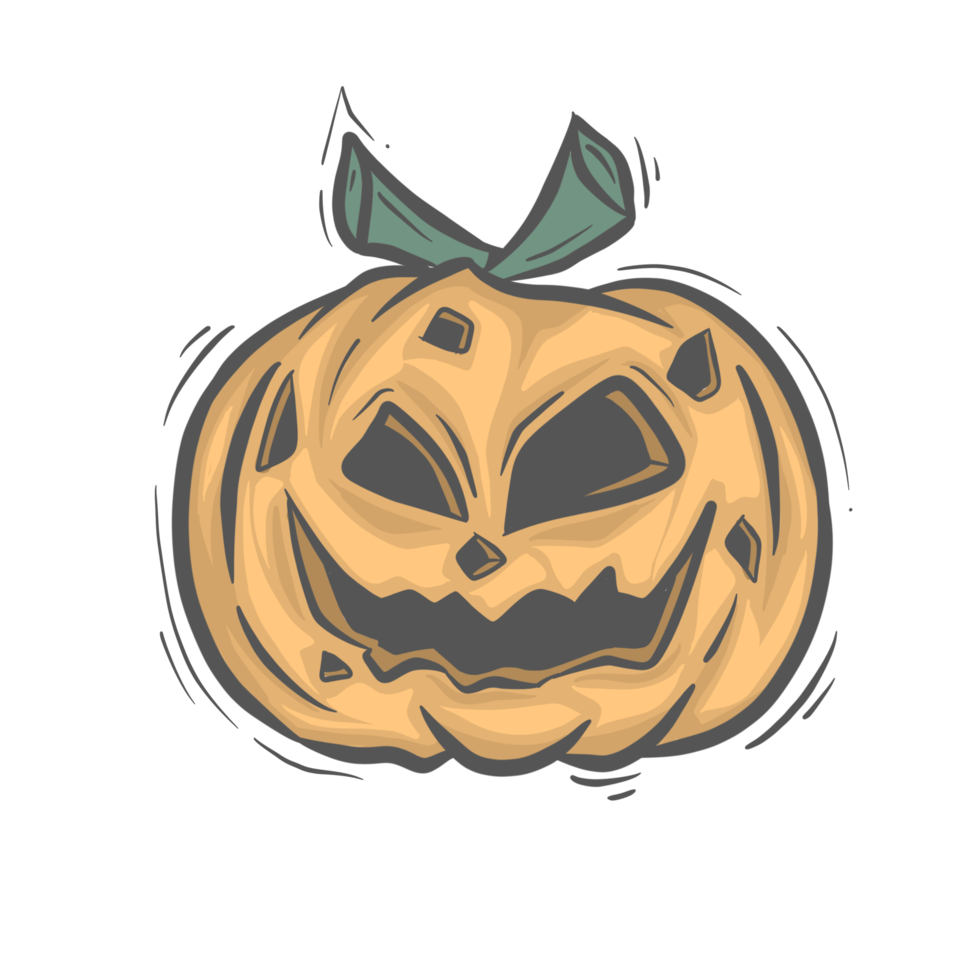 Pumpkin element hallowen png