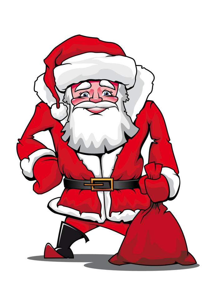 Santa Claus character vector