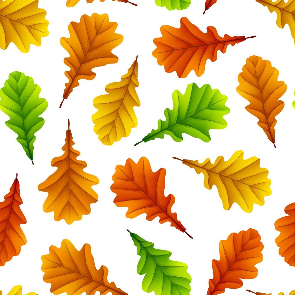 Autumn leaves background vector