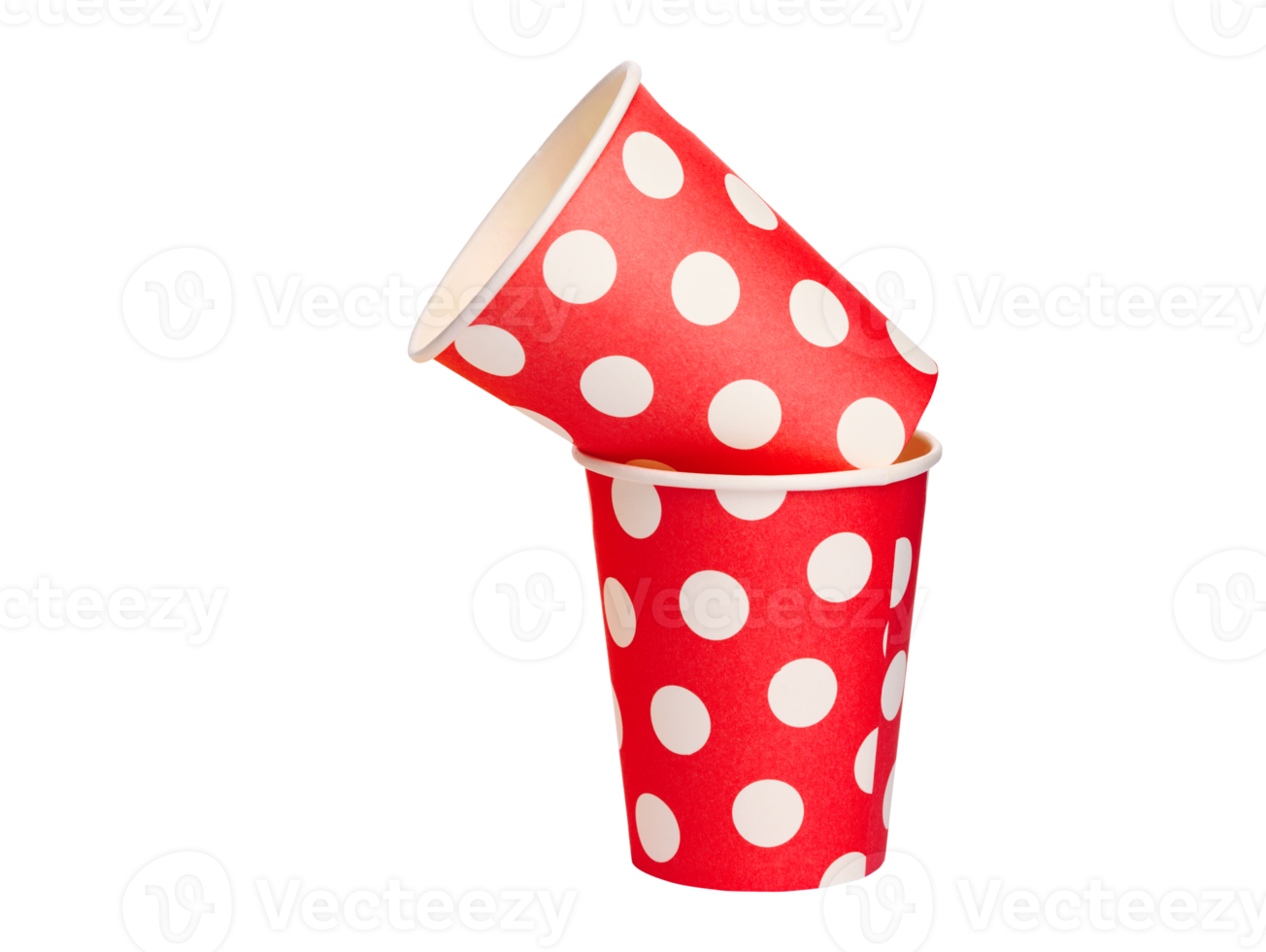 polkadot red cup png