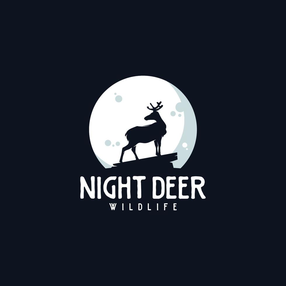 Deer vector illustration, Deer Logo Template