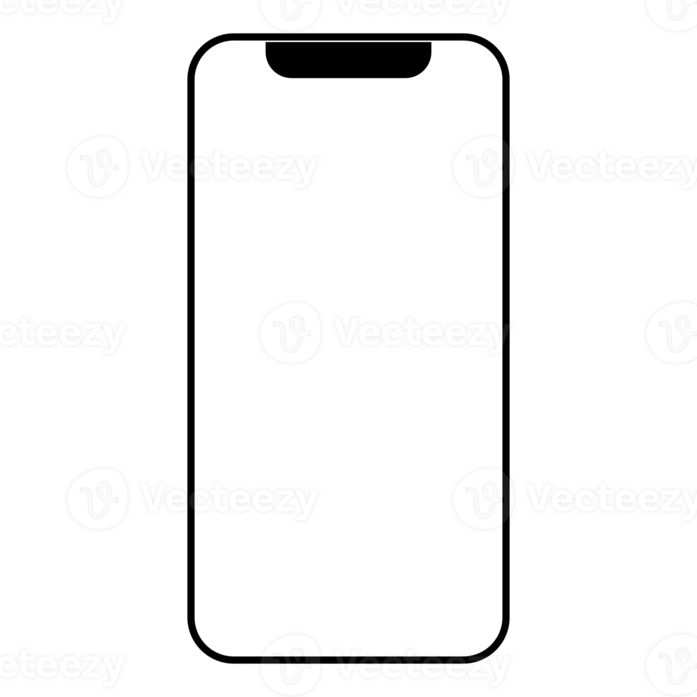 smartphone frame for mockups template design 11155542 PNG