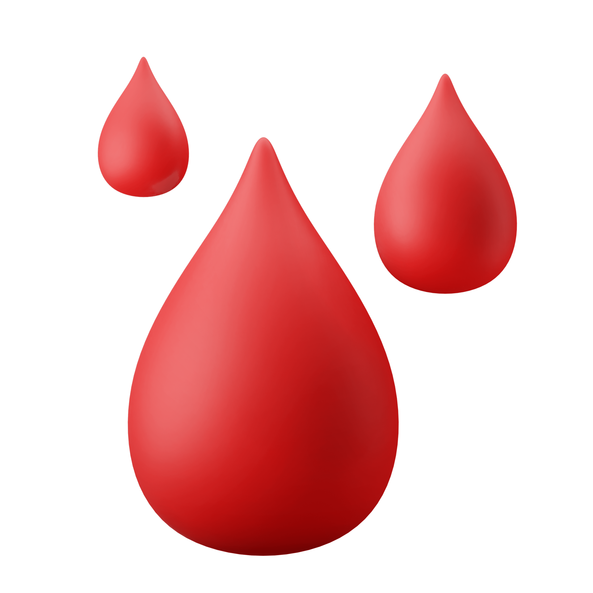 blood drops donor transfusion symbol 3d icon illustration 11155562 PNG