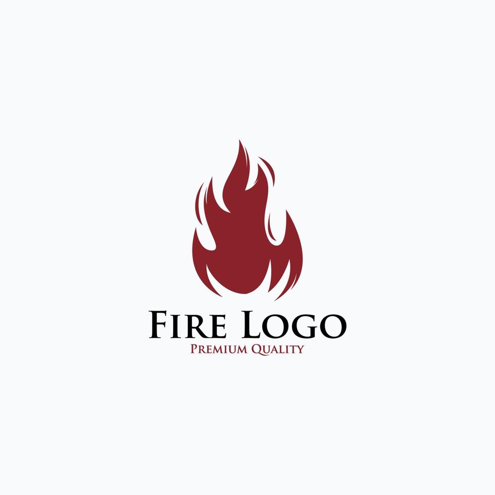 Fire Flame Logo design vector