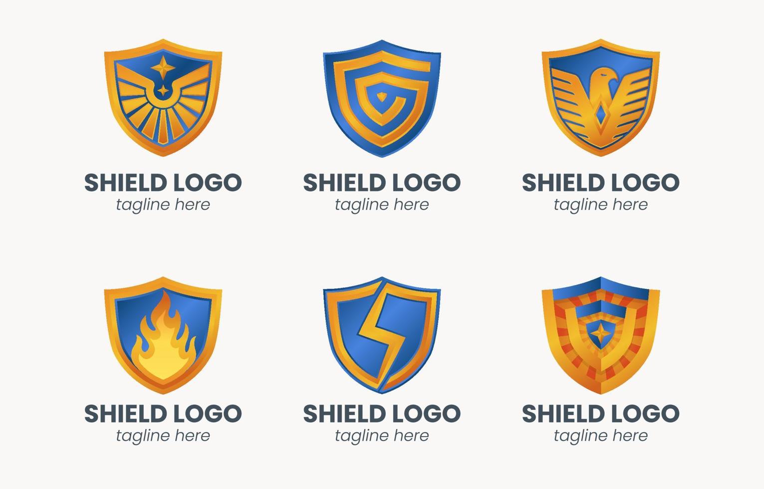 Shield Logo Set vector