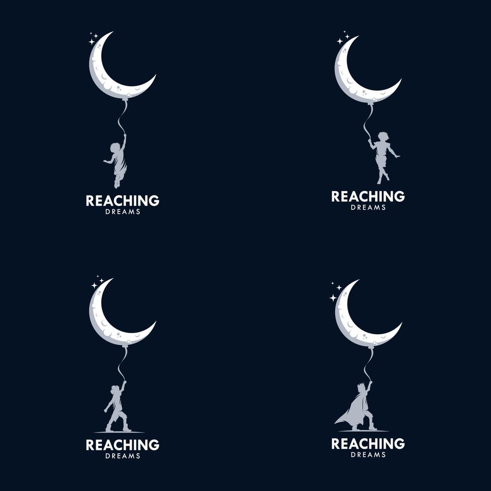 Reaching Dreams Logo Design Template vector