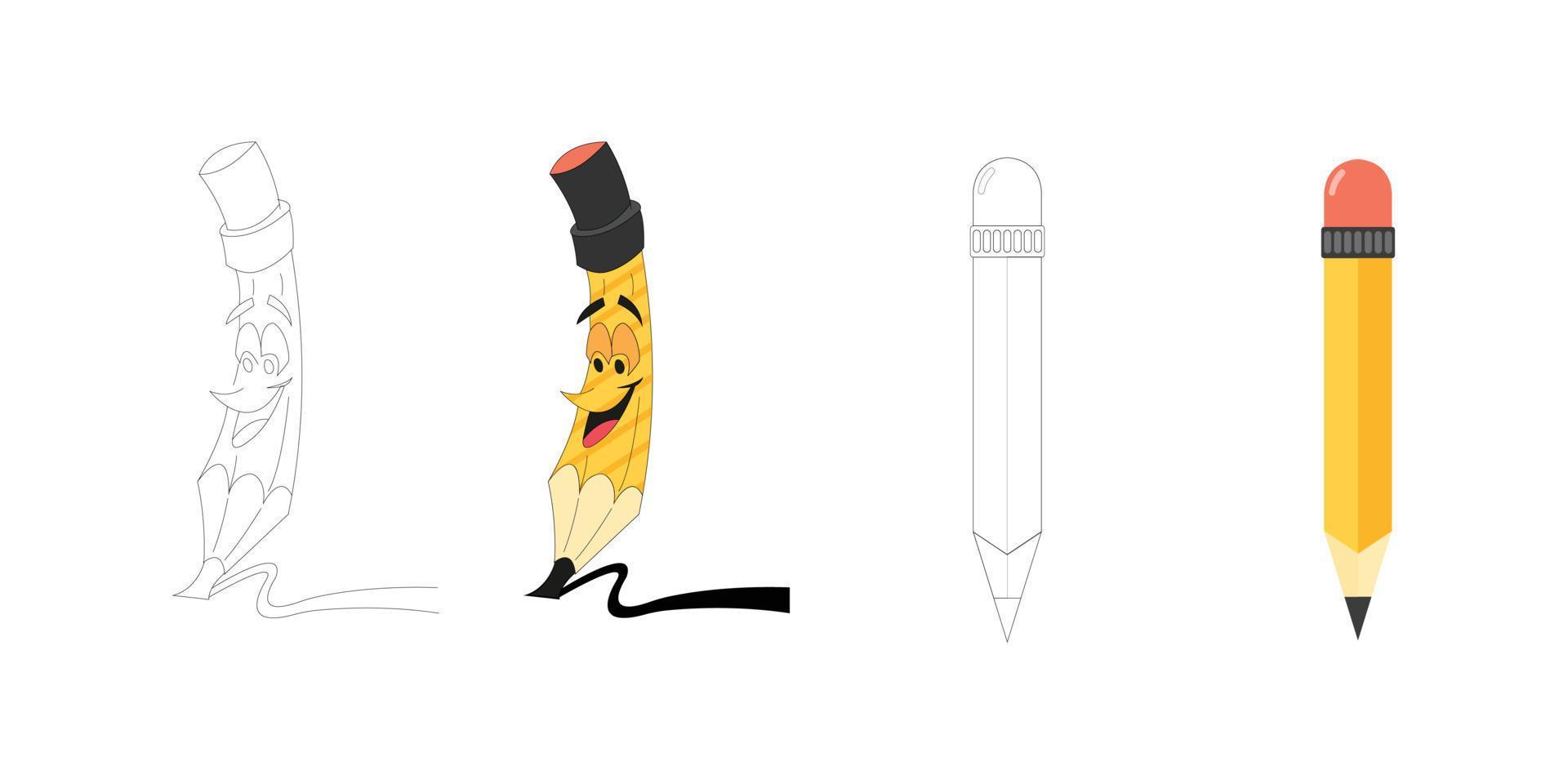 pencil write isolated icon vector