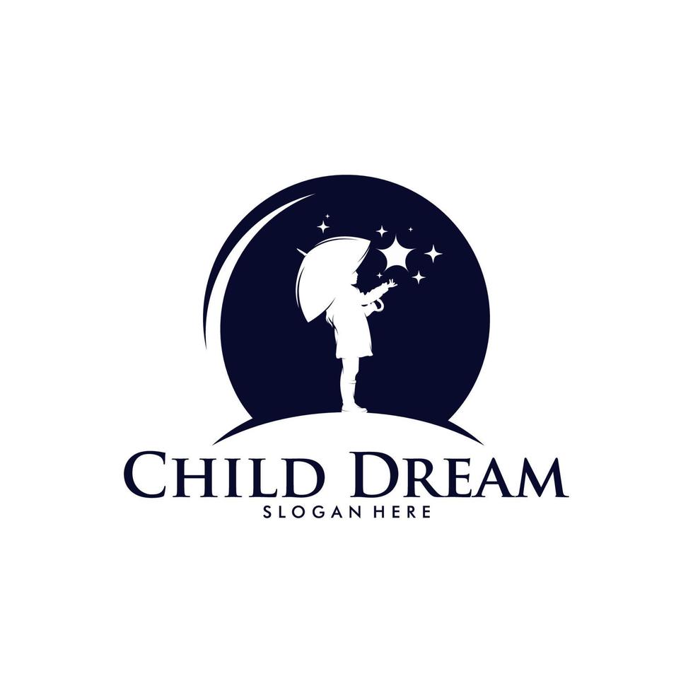 Reaching Stars Logo Design Template vector