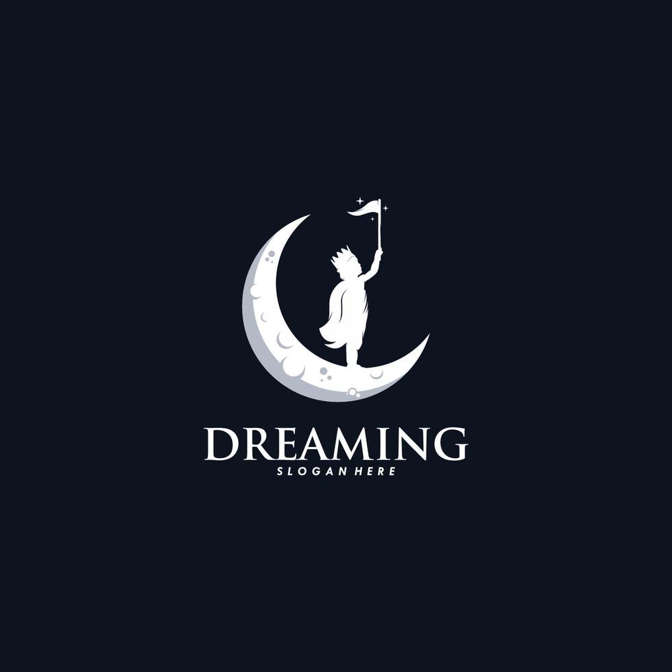 Kid Dream Logo design vector