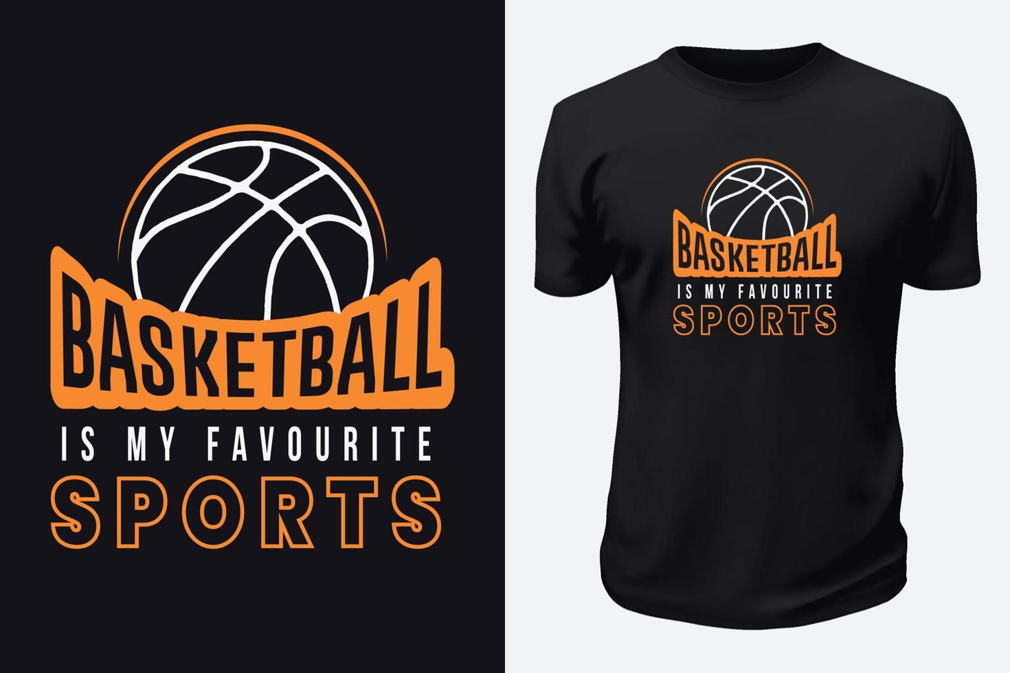 Basketball T shirt Design vector