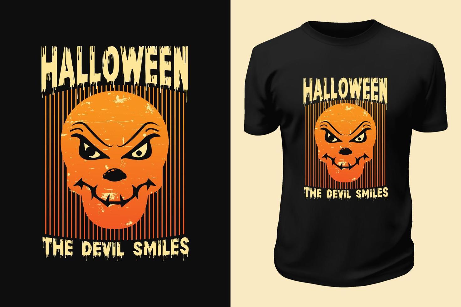 Halloween Day T shirt Design vector