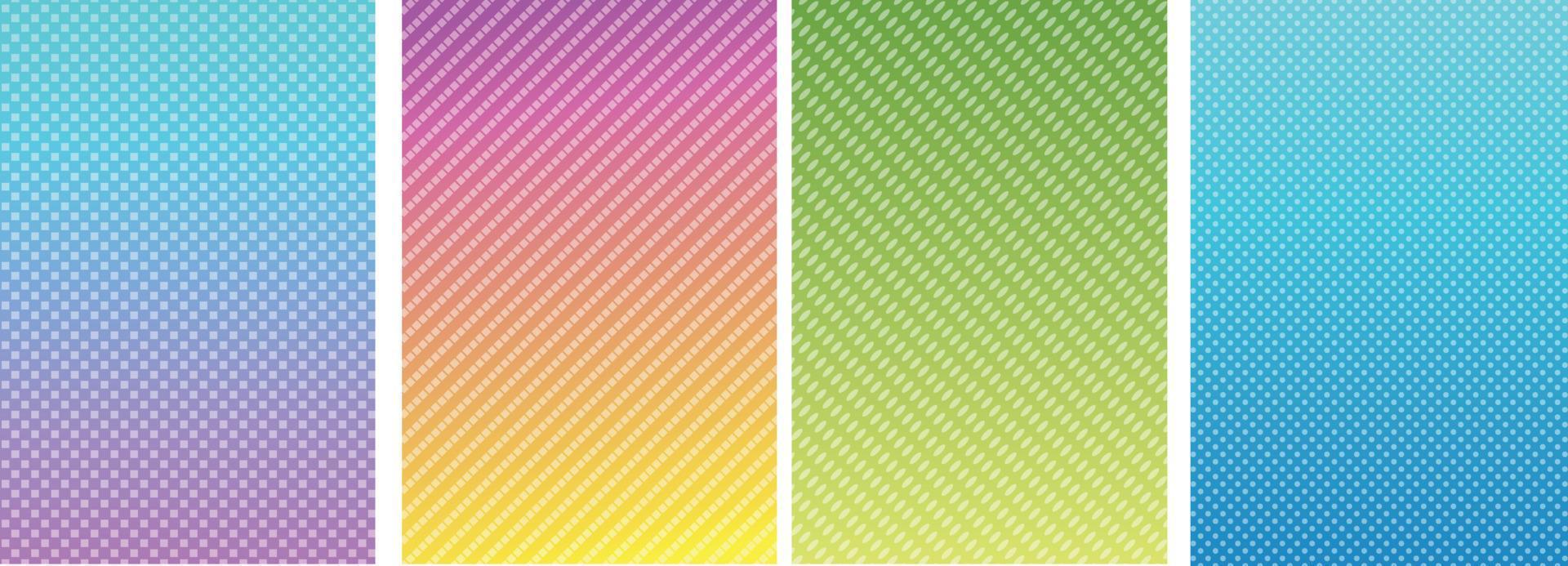 Vector illustration gradient background blue, green, yellow, purple. Perfect for book cover, mobile app