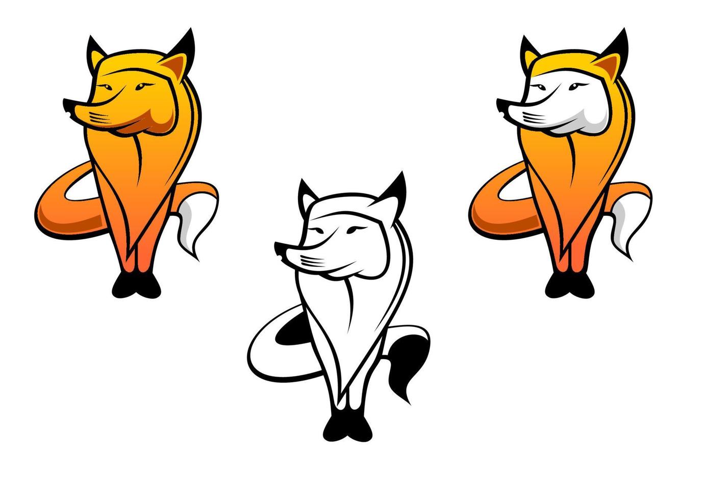 Red fox character vector
