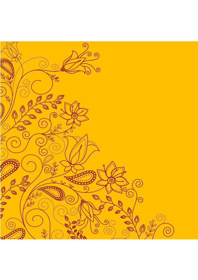 Flowar pattern background vector