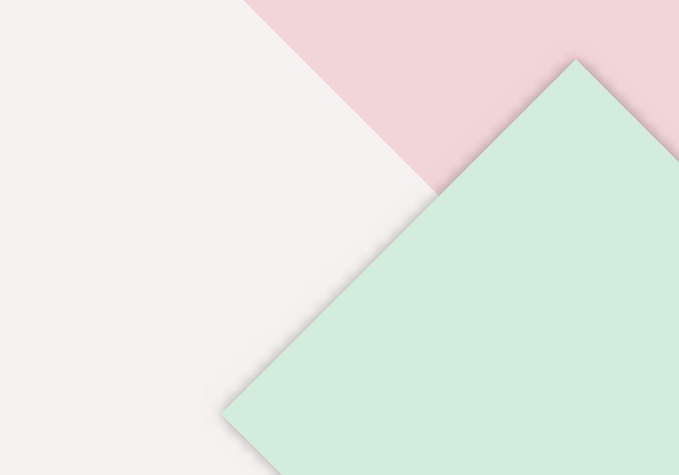 Colorful of Soft Pink and Green Paper Cut Background with Copy Space for Text vector