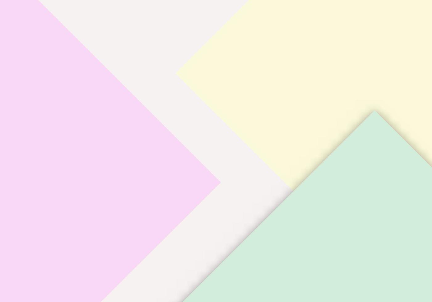Colorful of Soft Pink, Yellow and Green Paper Cut Background with Copy Space for Text vector