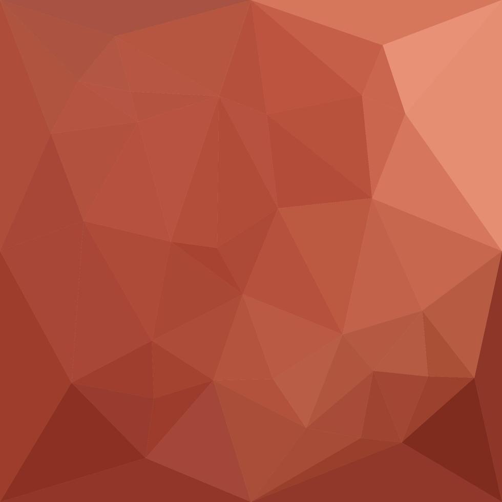 Burnt Sienna Orange Abstract Low Polygon Background vector