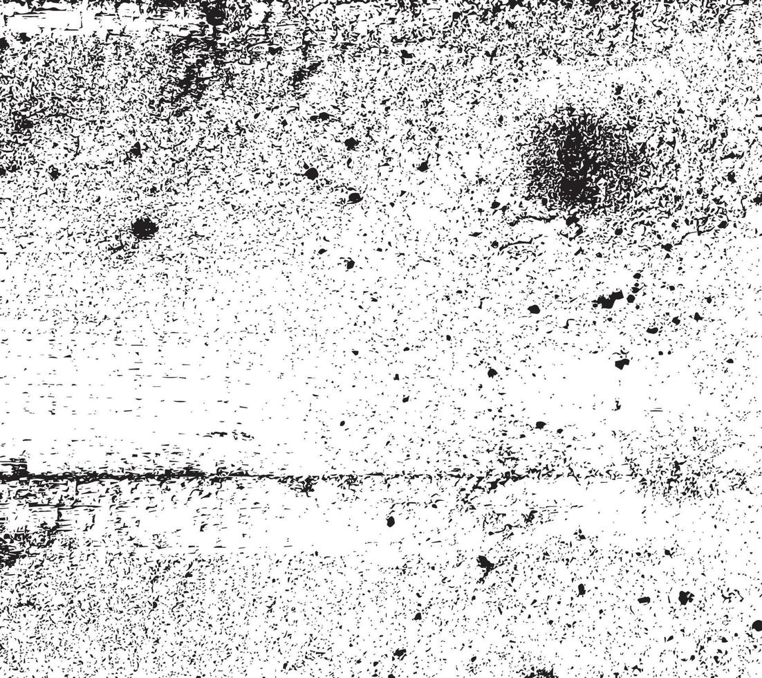 Black And White Aged Distress Texture. Vintage Weathered Old Grunge Background. vector