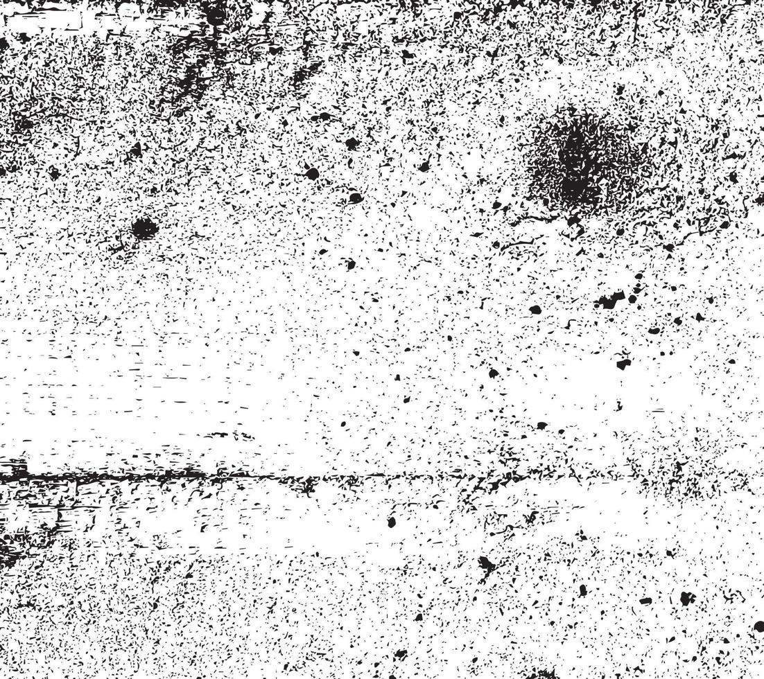 Black And White Aged Distress Texture. Vintage Weathered Old Grunge Background. vector